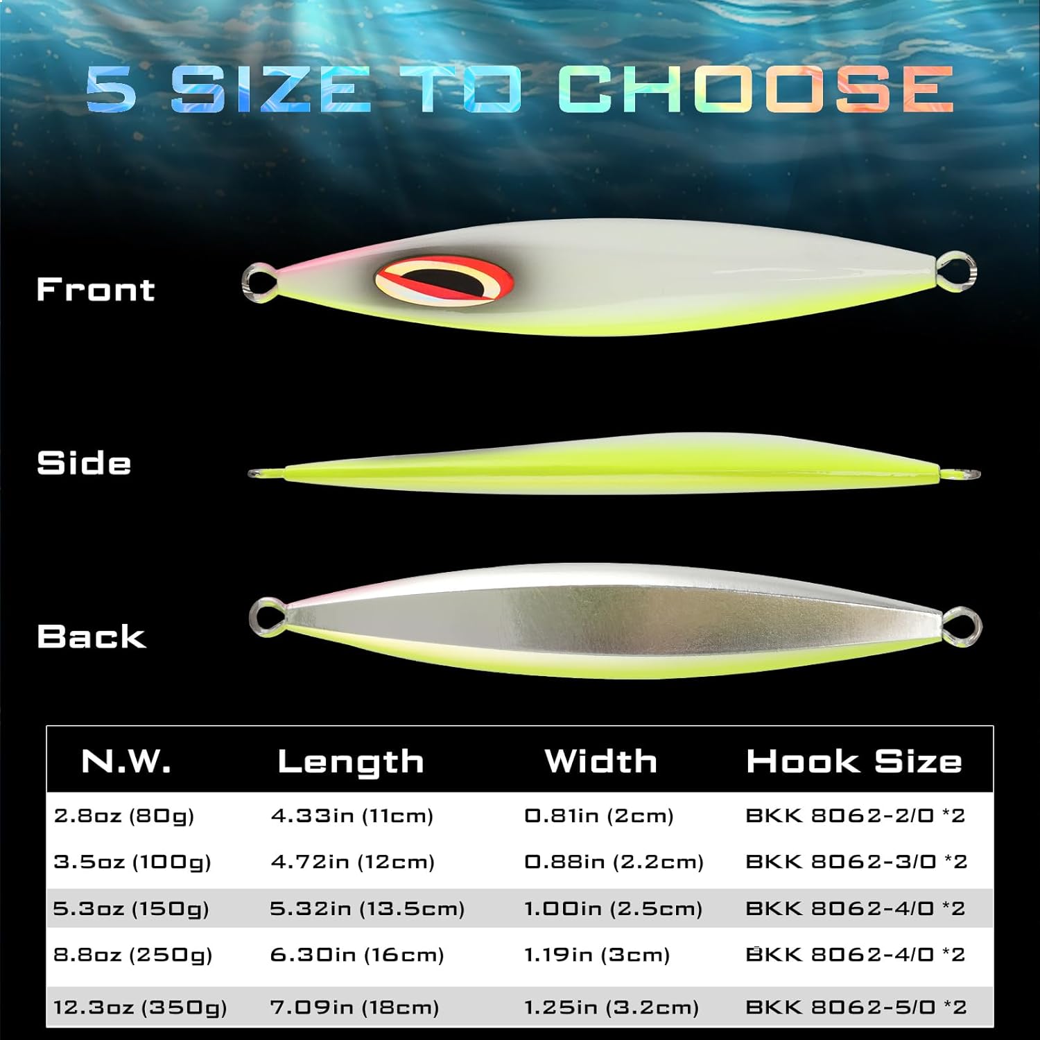 LITTMA Katana Speed Fall 80g 100g - LittmaFishingUSA
