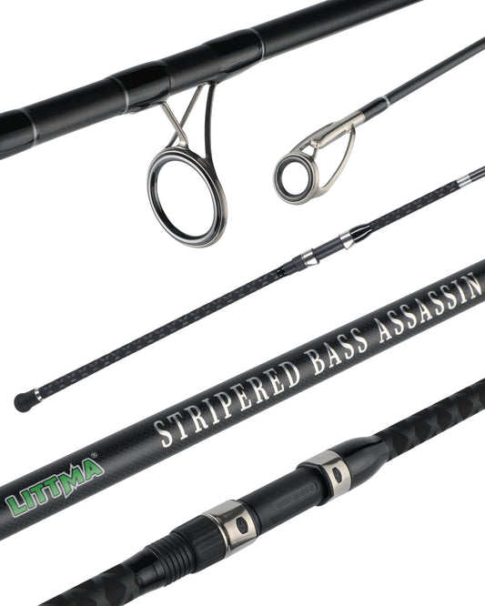 LITTMA Striped Bass Assassin Fishing Rod Surf Spinning Rod