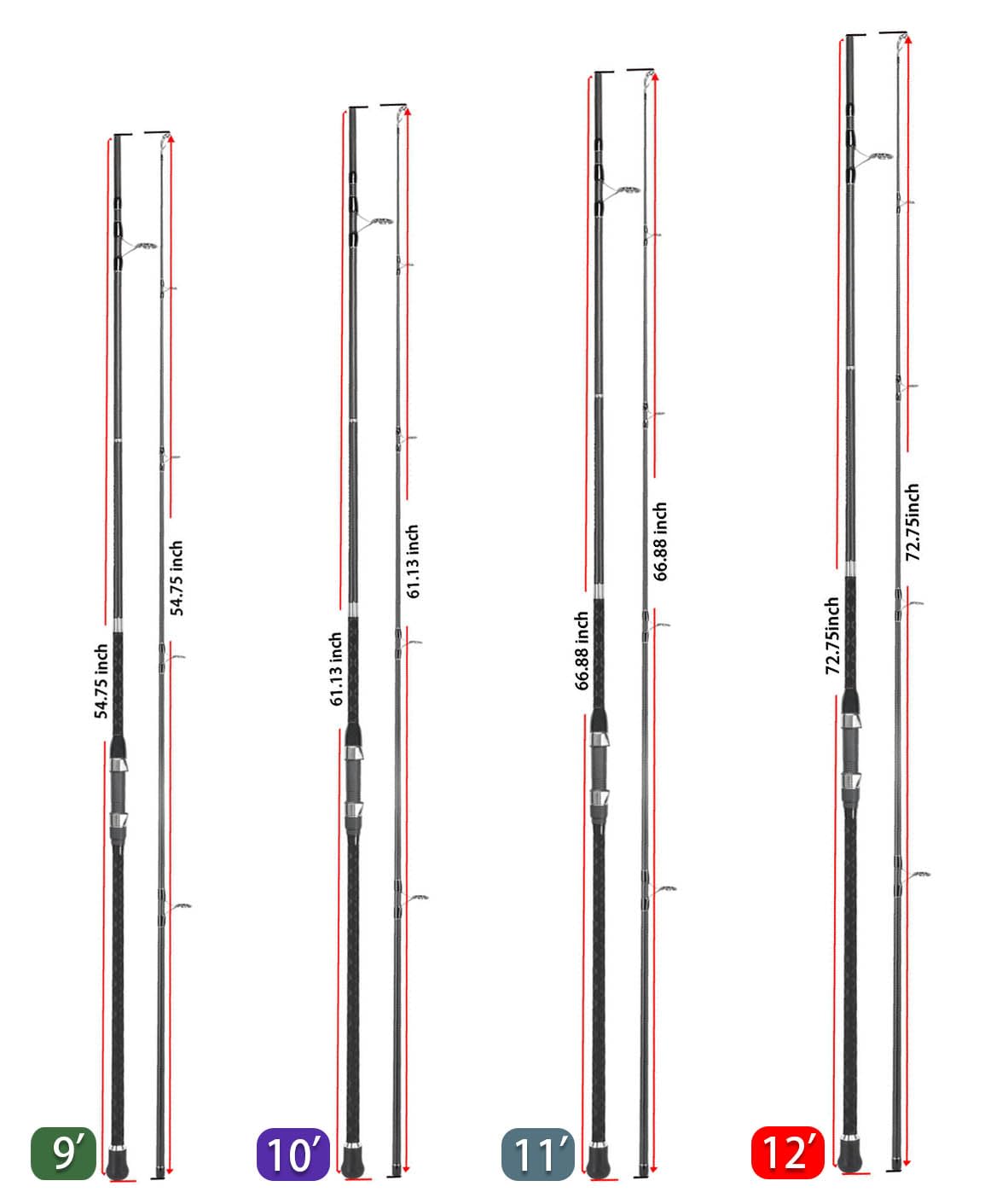 LITTMA Striped Bass Assassin Fishing Rod Surf Spinning Rod