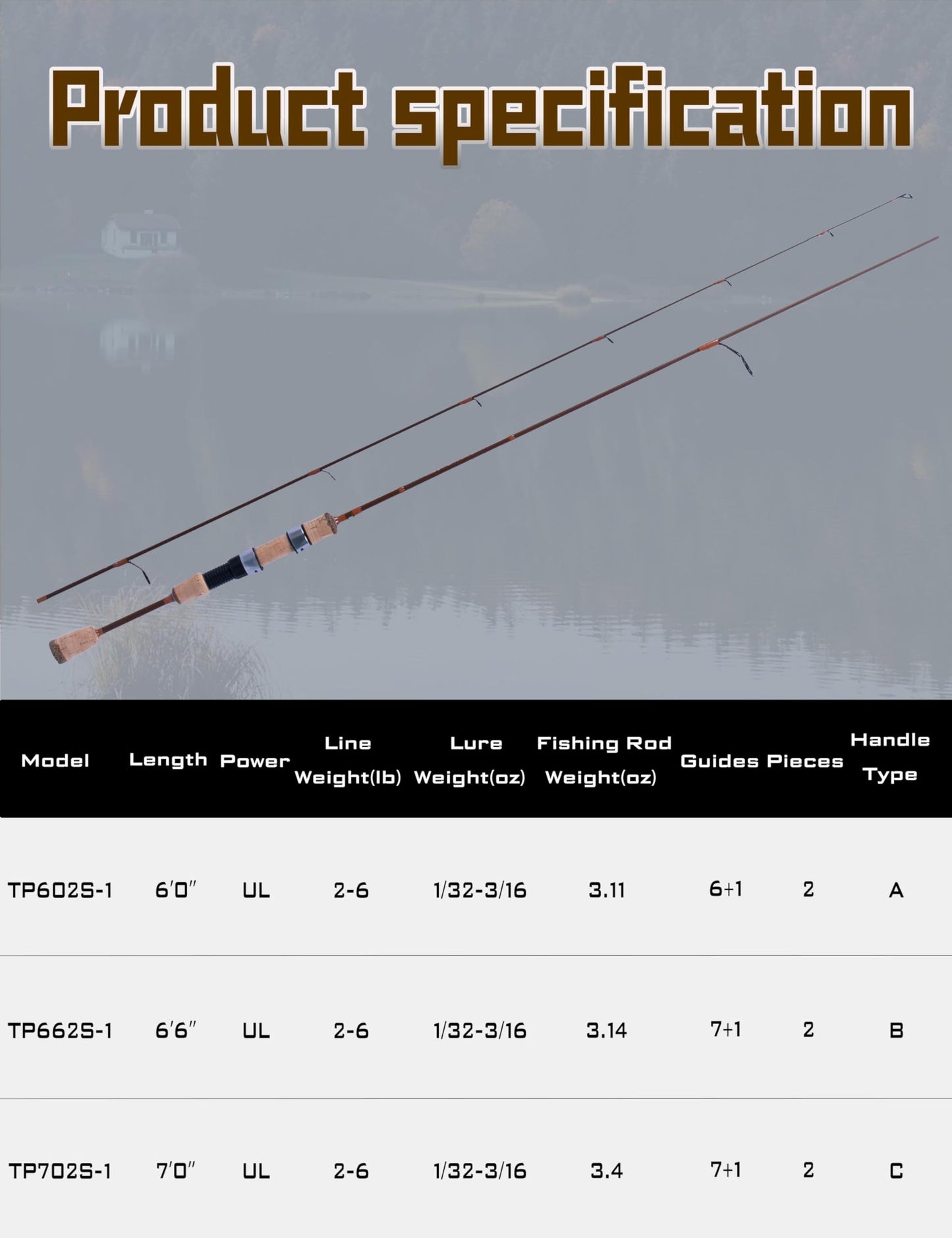 LITTMA TROUT&PANFISH Ultralight Fishing Rod