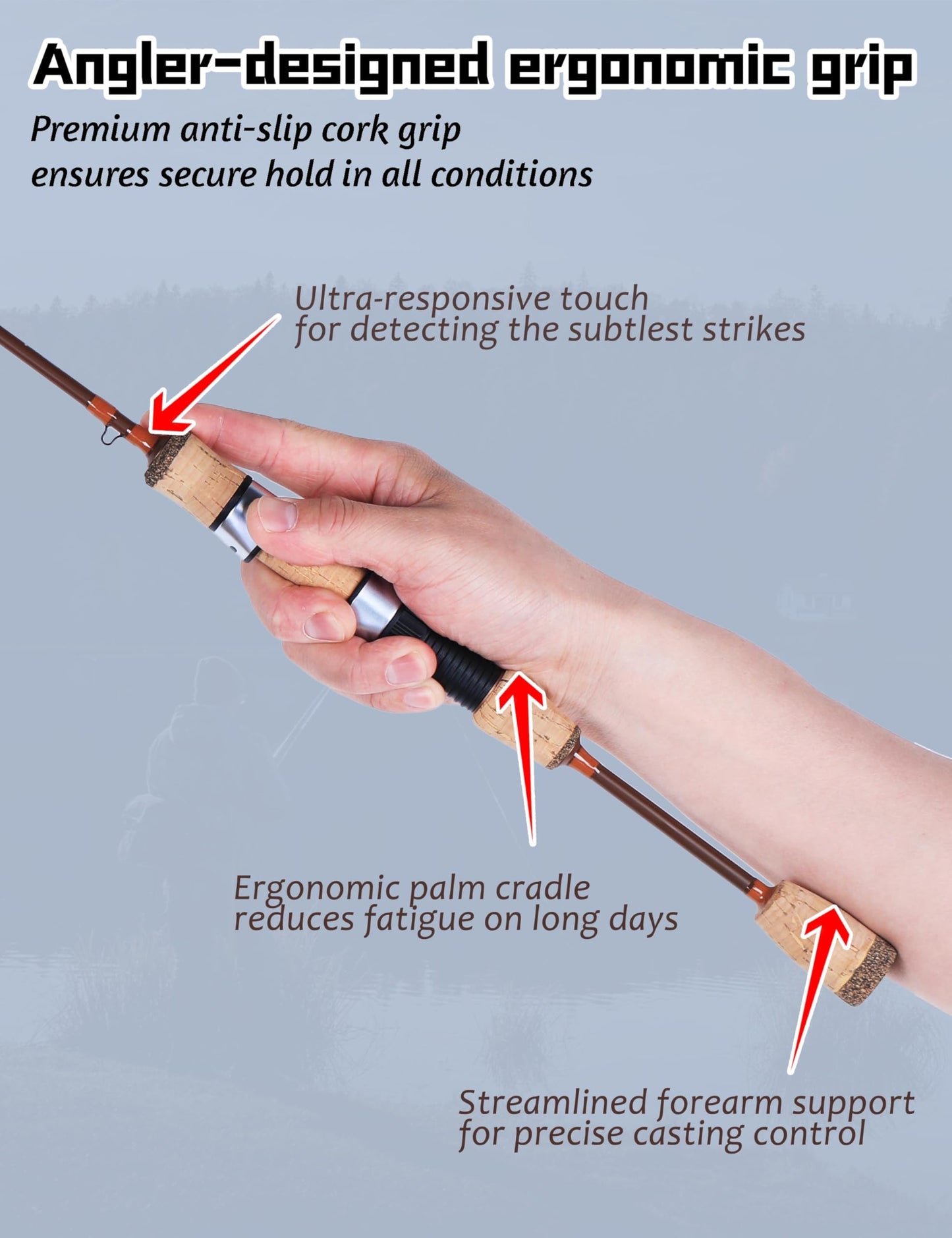 LITTMA TROUT&PANFISH Ultralight Fishing Rod